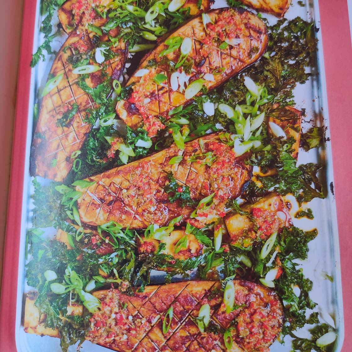 Miso Aubergines with Tofu, Sesame and Chili
