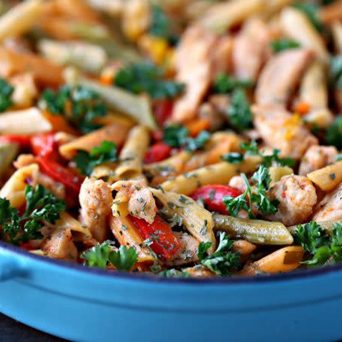 Chicken Vegetable Skillet Pasta