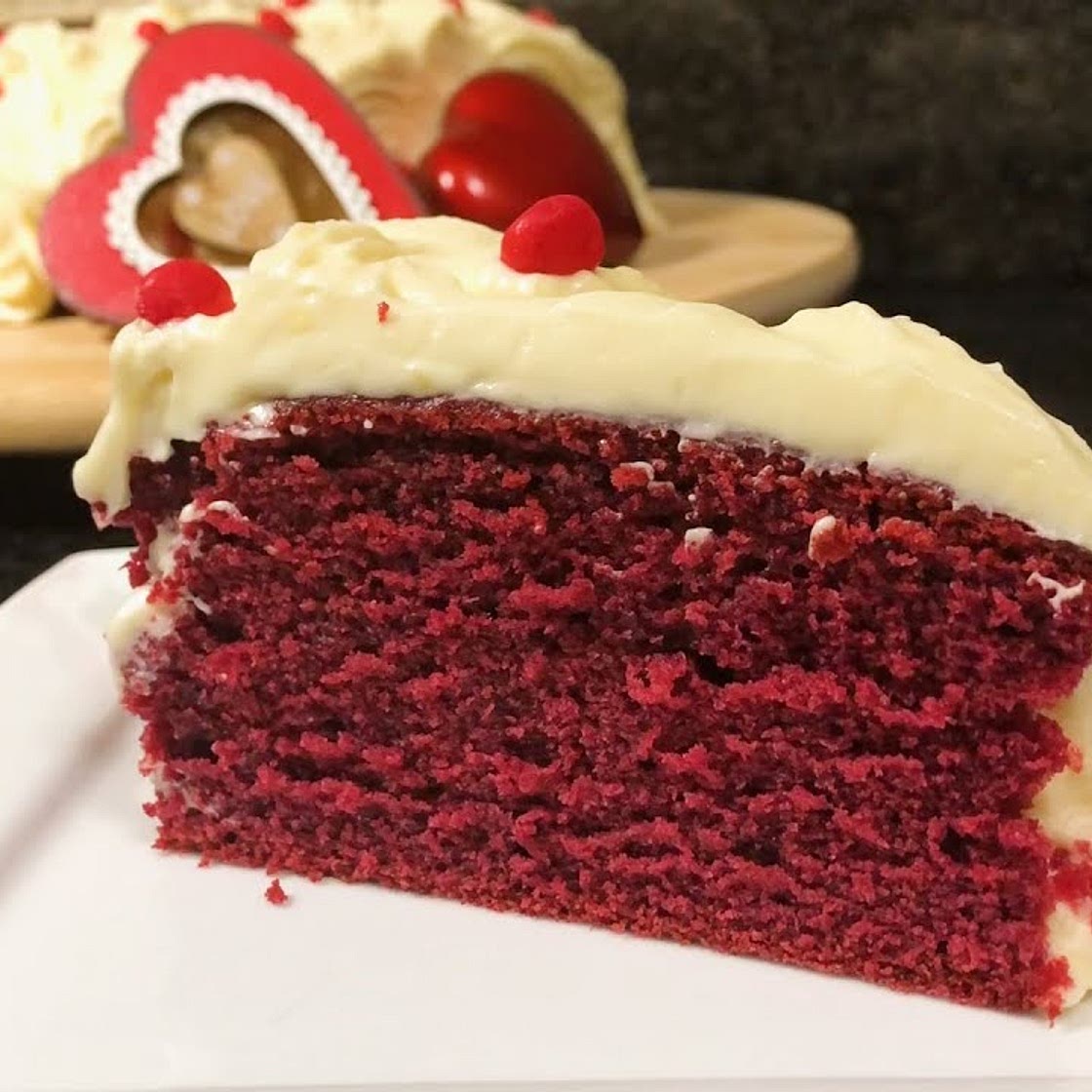 Red Velvet Cake With Cream Cheese Frosting
