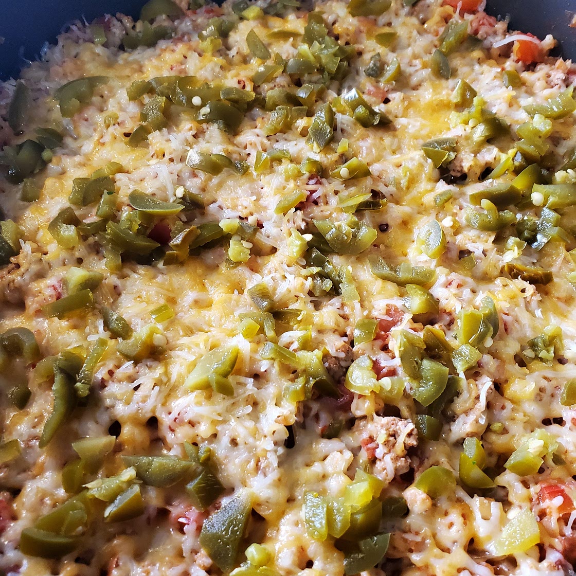 Cauliflower rice Mexican skillet