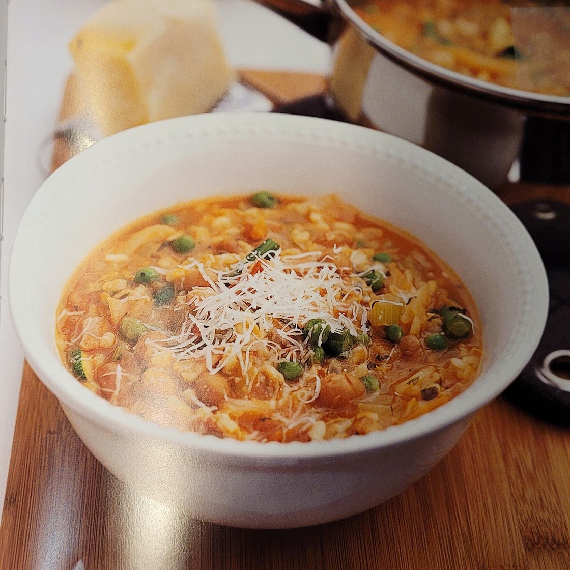 MINESTRONE SOUP WITH RICE