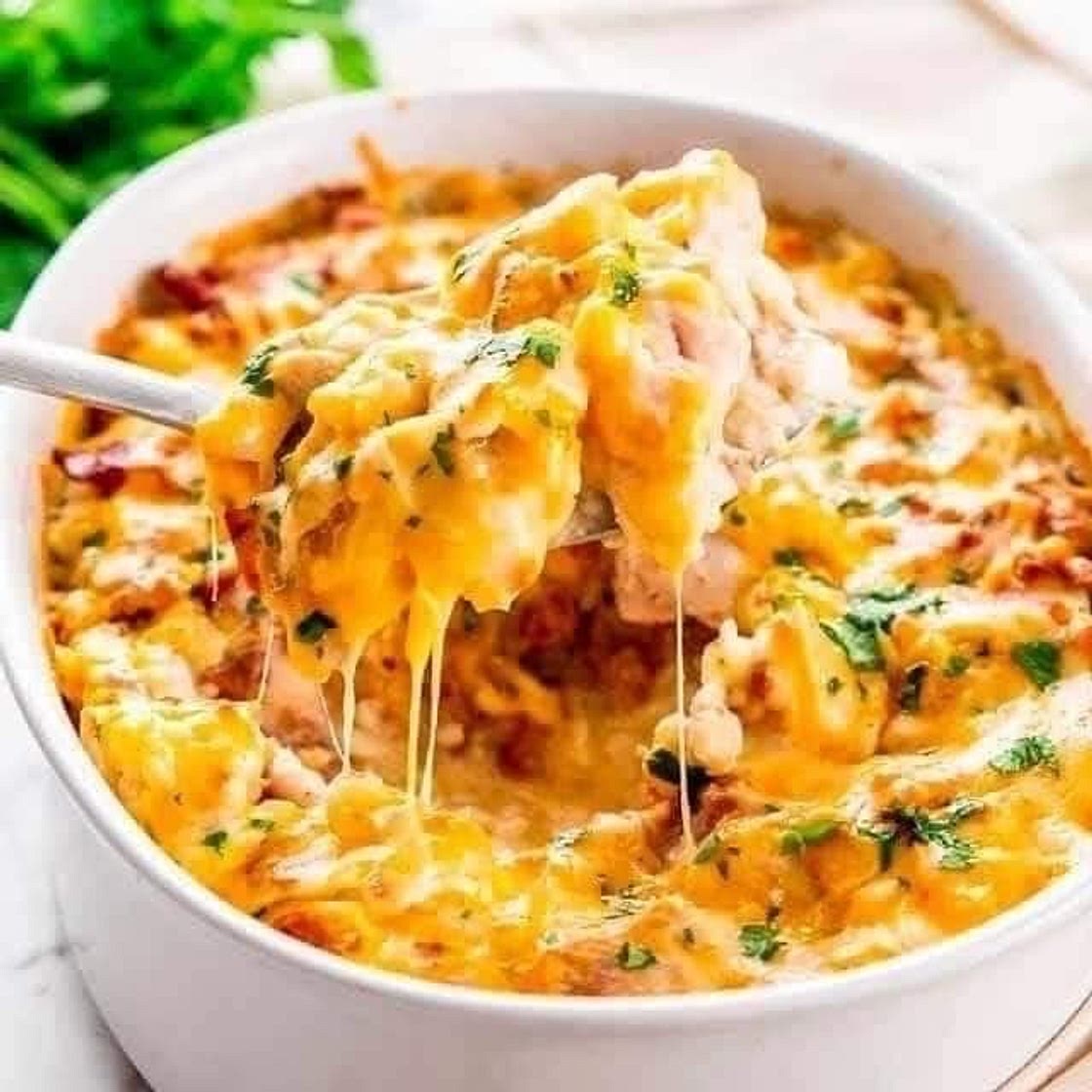 Chicken Bacon Ranch Casserole 