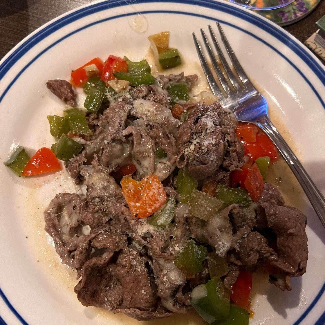 Keto Philly Cheese Steak Skillet Dinner
