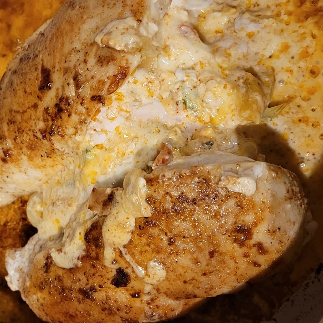 Fajita-Stuffed Chicken Recipe by Tasty