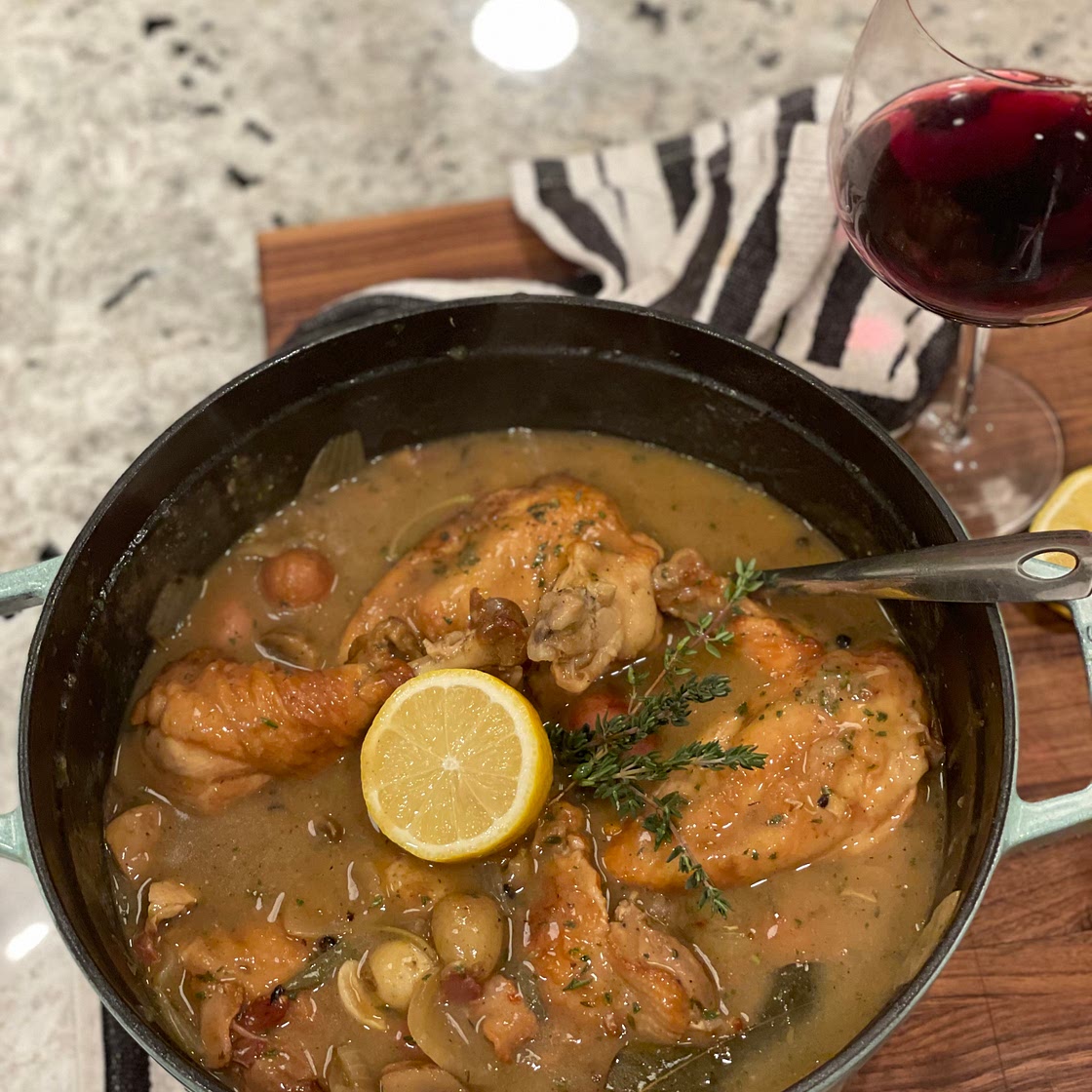 White Wine Braised Chicken