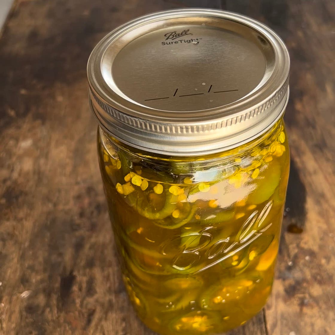 Candied jalapeños