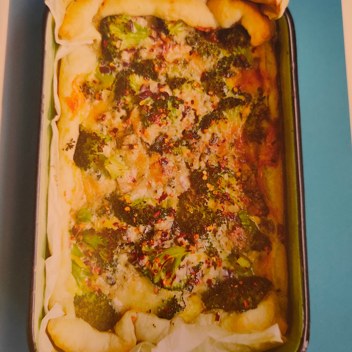 The Most Indulgent Quick Cook Quiche: Broccoli, Blue Cheese, Chili and Walnut