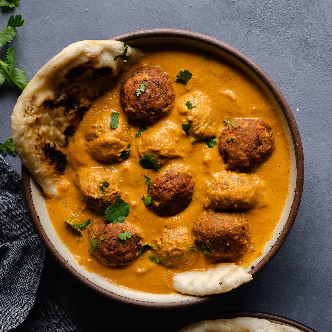 Chickpea Zucchini Kofta Curry