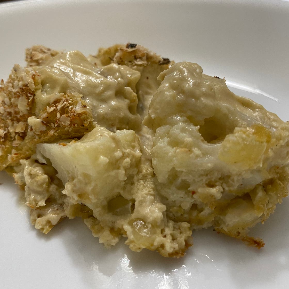 Vegan Cauliflower Au Gratin