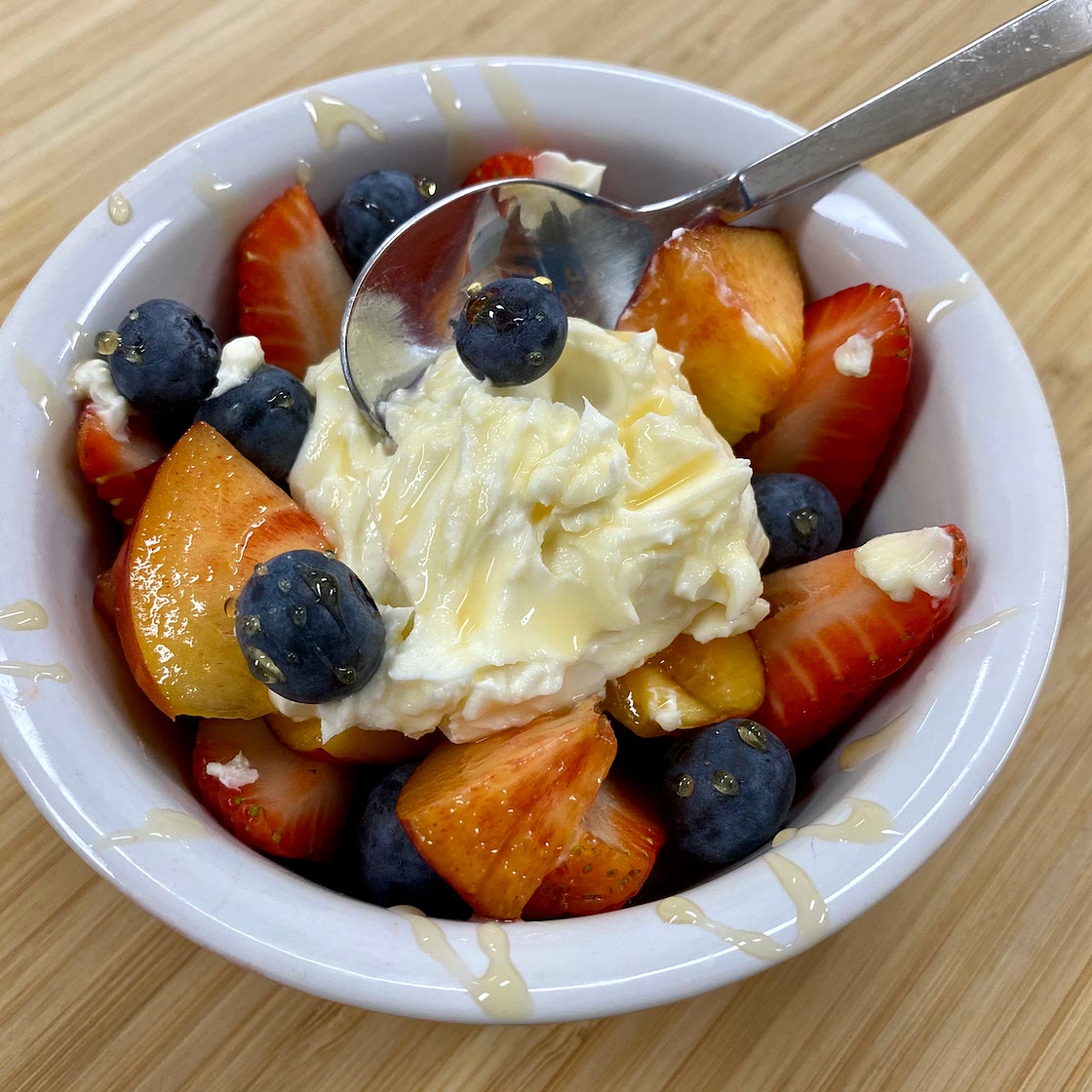Berries and Philly Cream