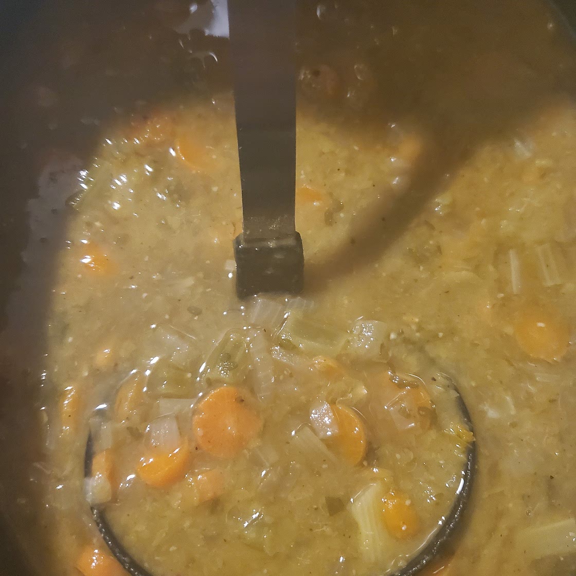 Vegetarian split pea soup