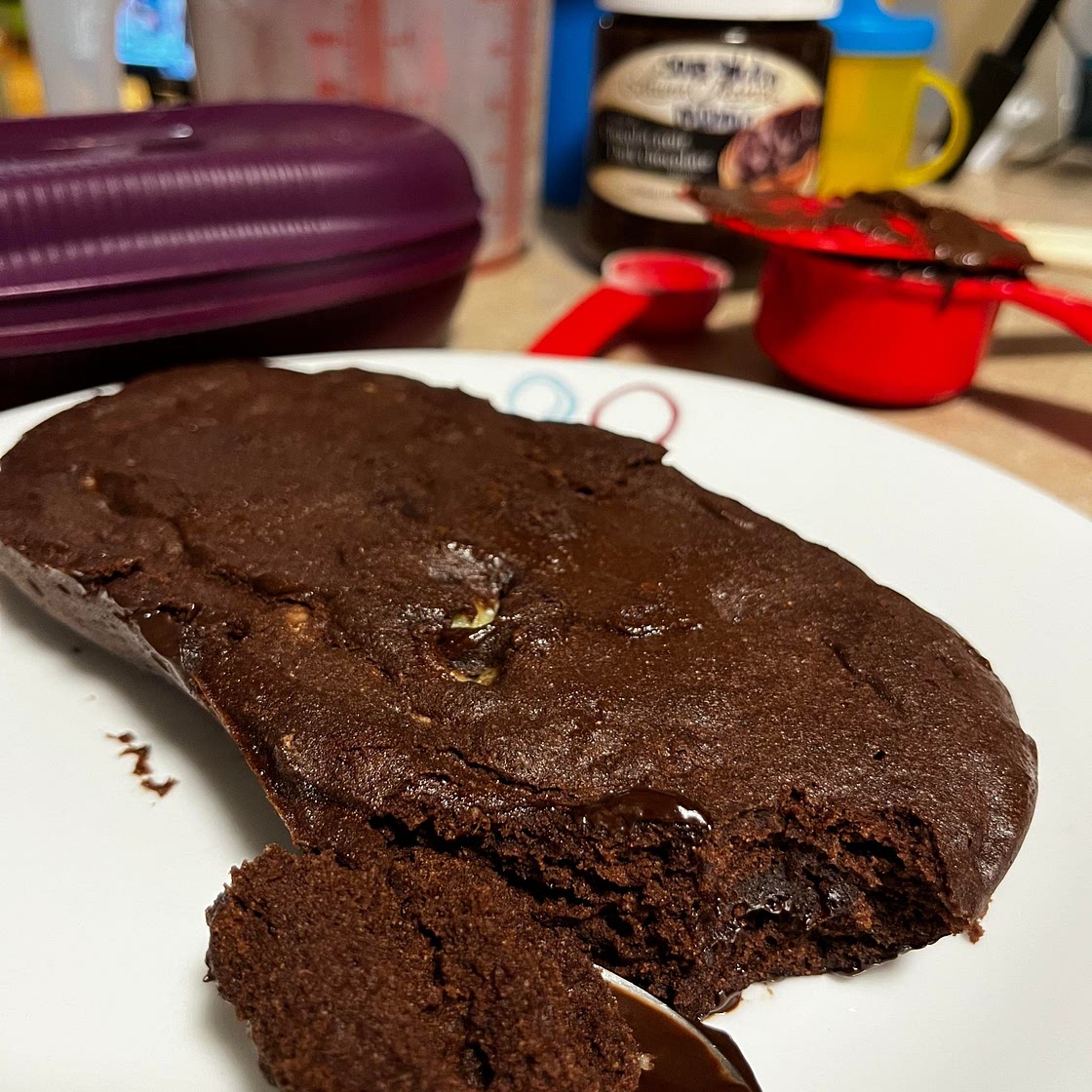 gateau choco banane -5min