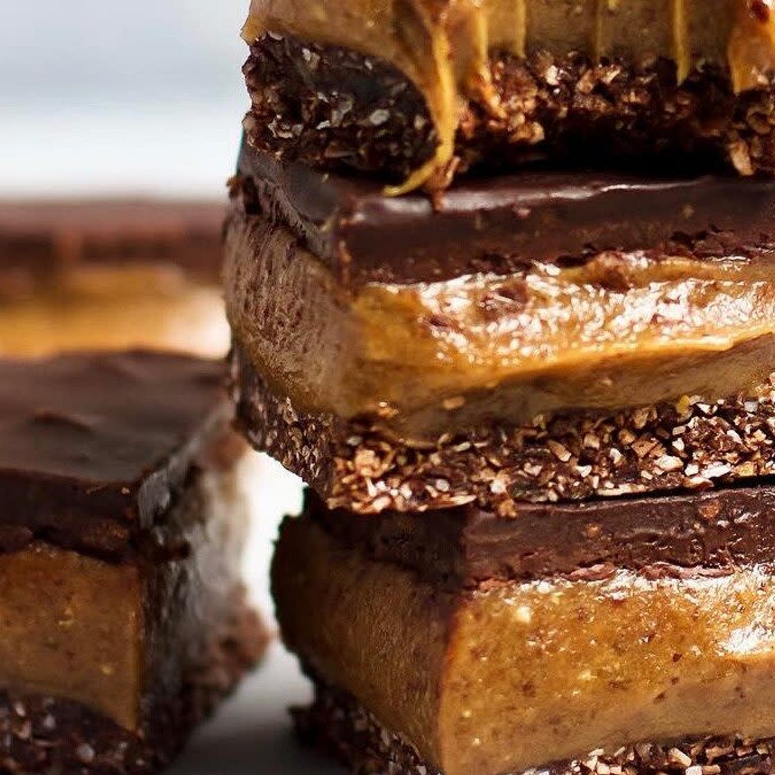 Pana Best Ever Vegan Caramel Slice