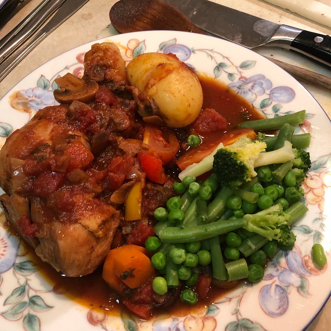 Chicken Cacciatore - Cafe Delites
