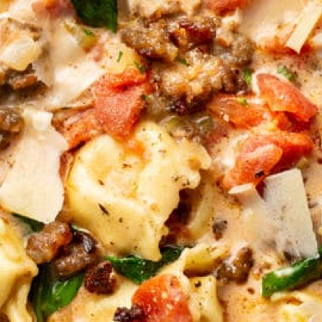 Italian Sausage Tortellini Soup