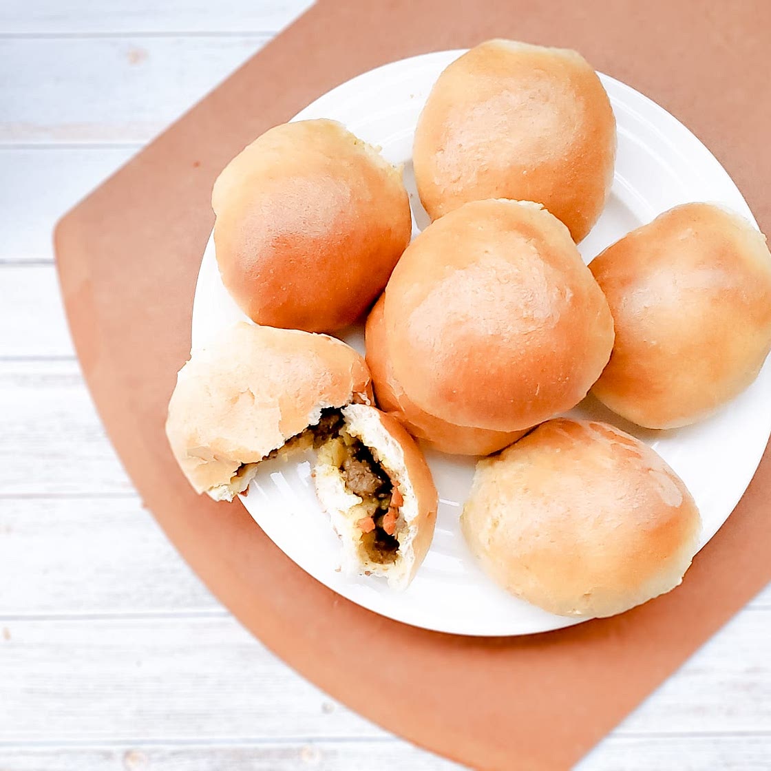 Soft Curry Beef Buns