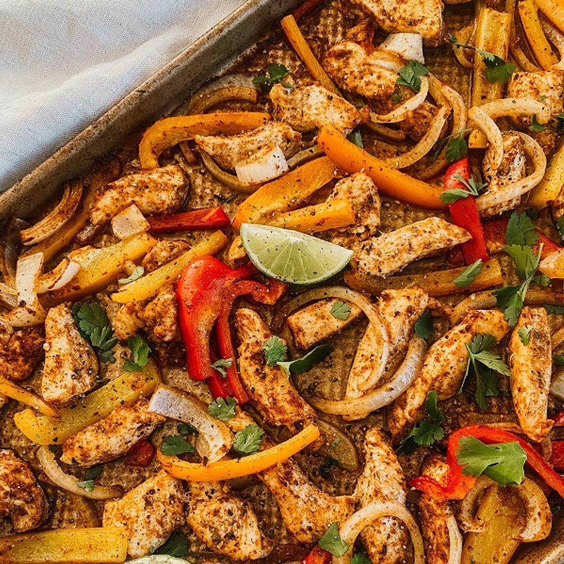 Sheet Pan Chicken Fajitas