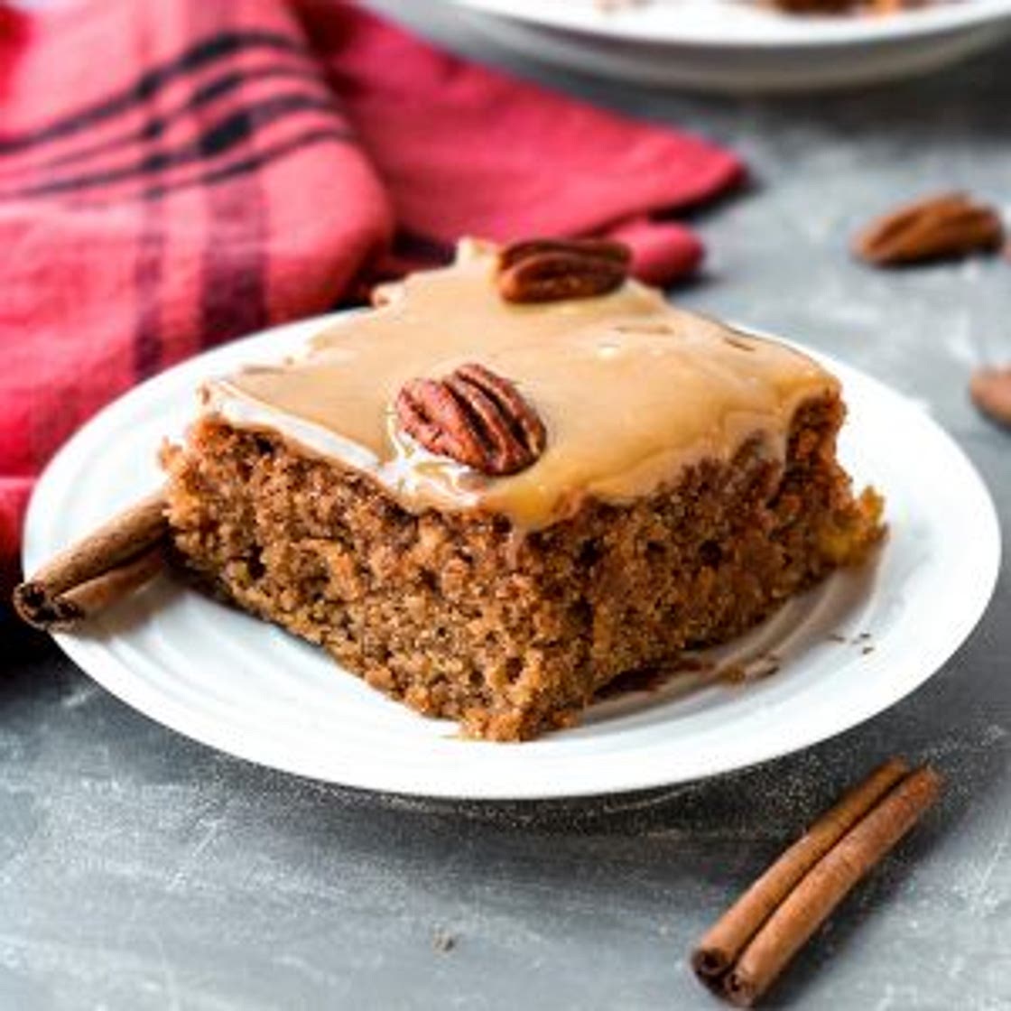 Moist Chai Applesauce Cake