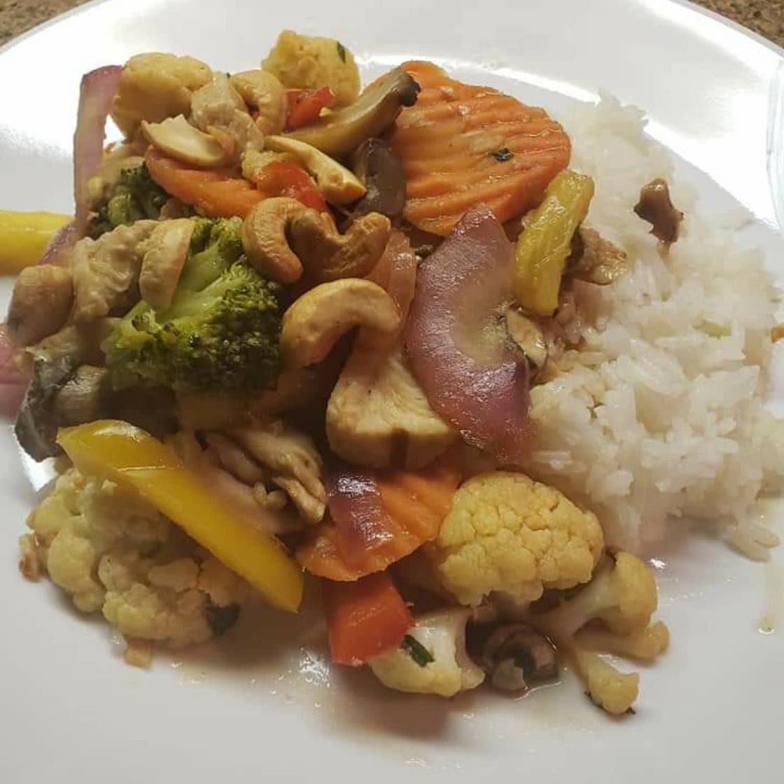 Pineapple Basil Thai Chicken