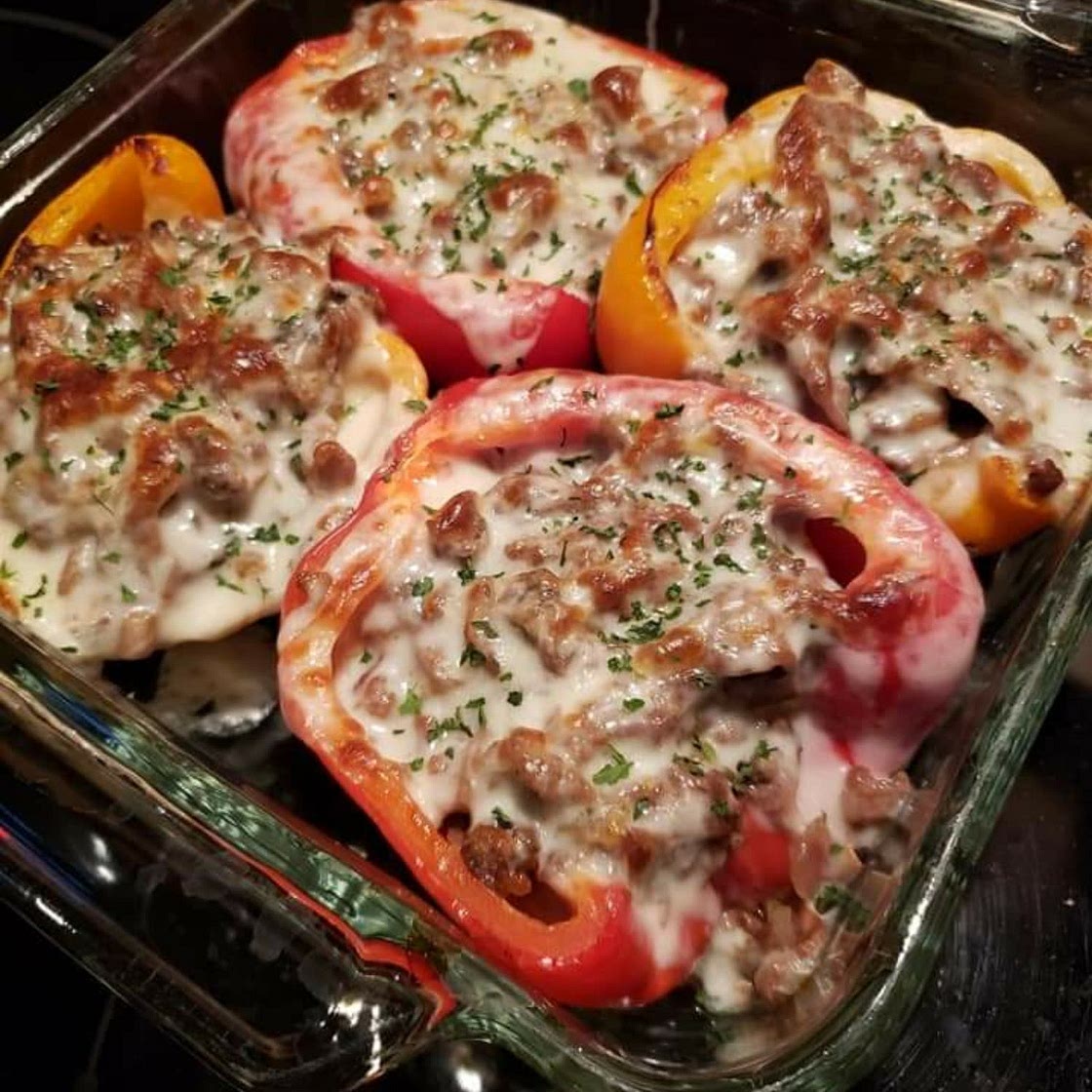 Cheesesteak Stuffed Peppers