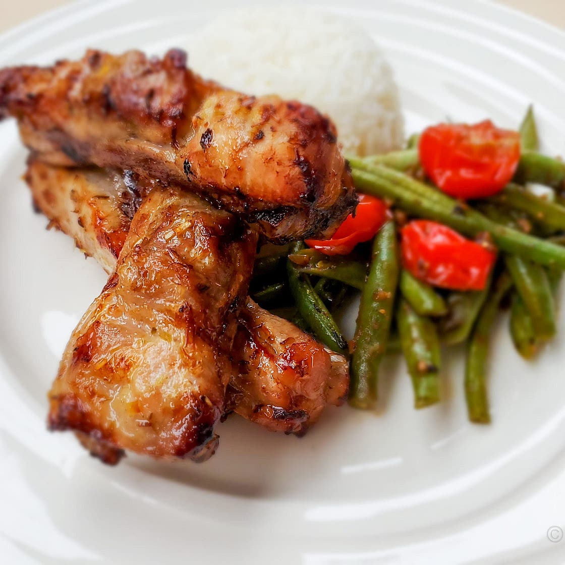Grilled Pork Ribs with Lemongrass-Garlic Marinade