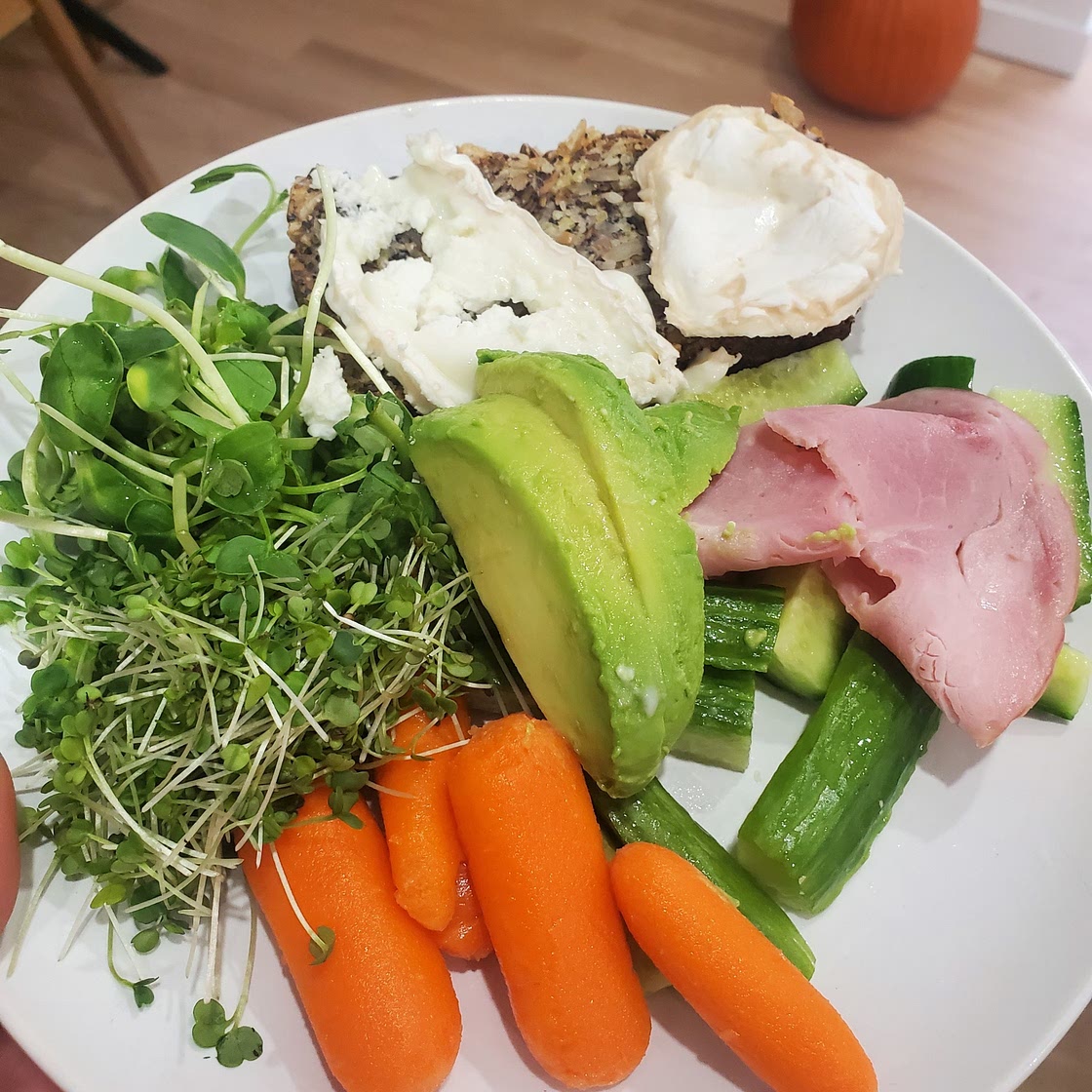 Fast lunch plate