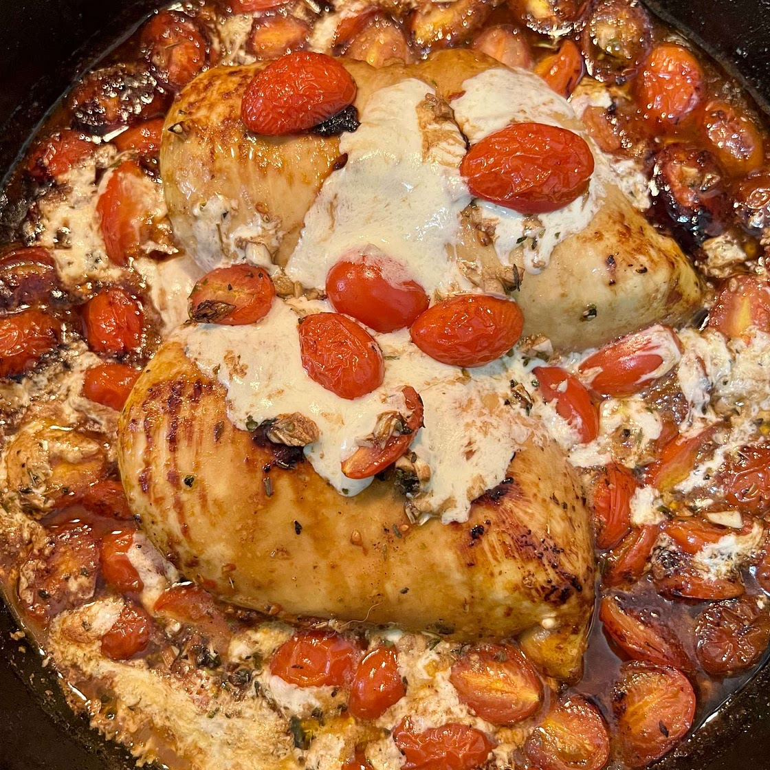 One Pan Balsamic Chicken