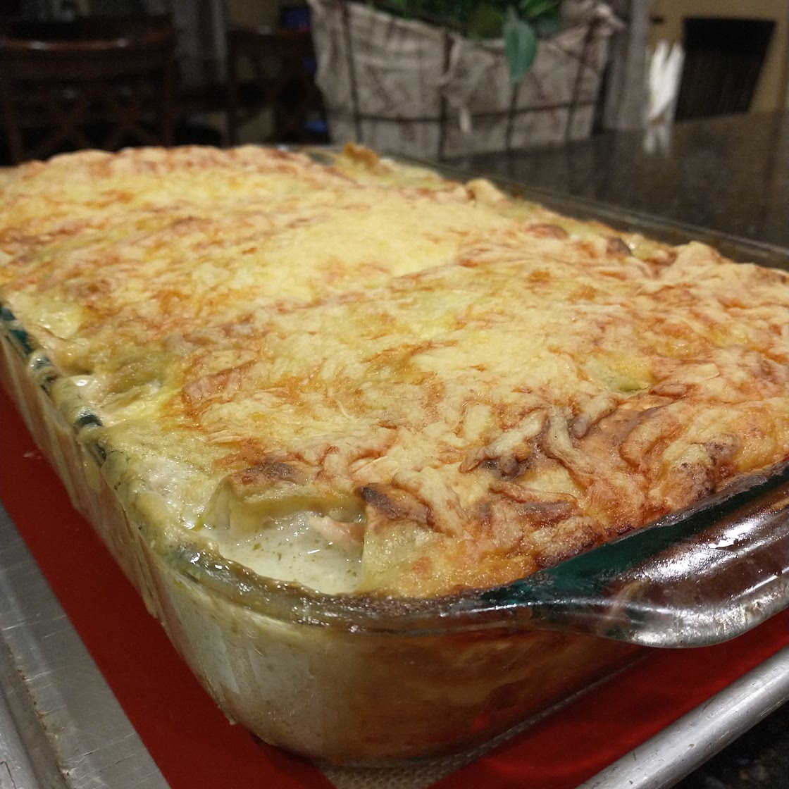 Green Chile Enchiladas