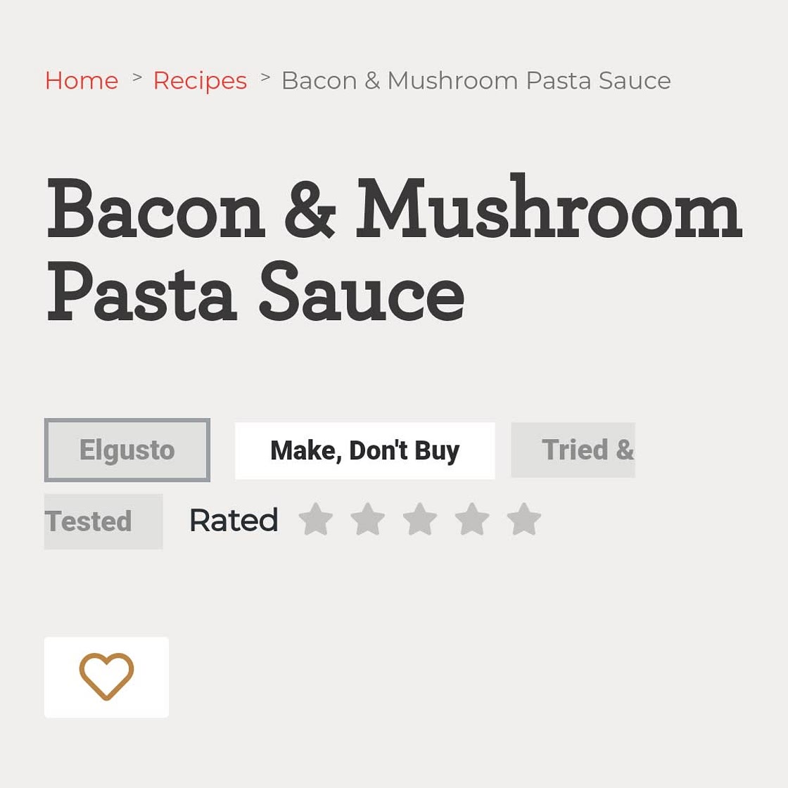Mushroom Bacon Pasta - El Gusto