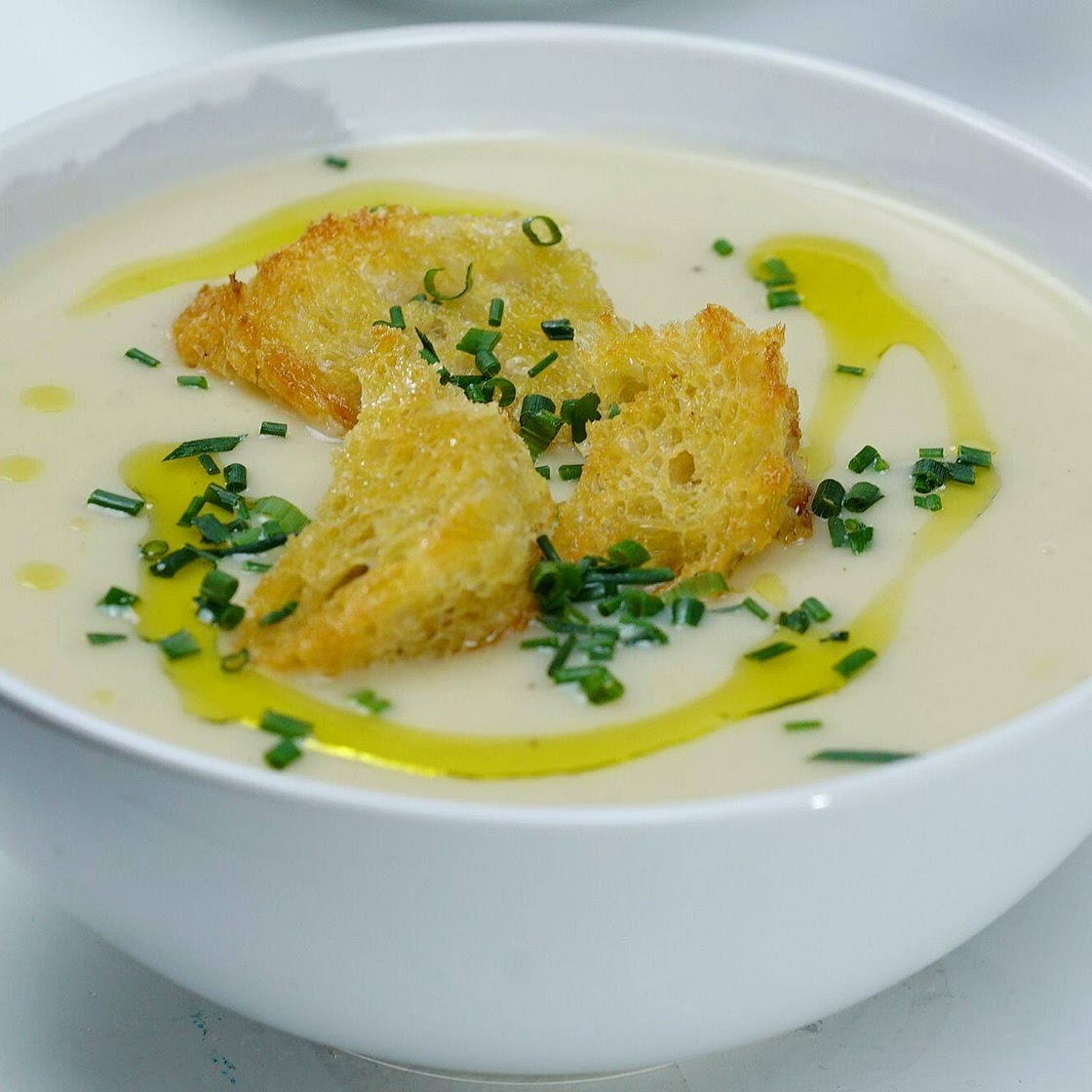 Potato and leek soup