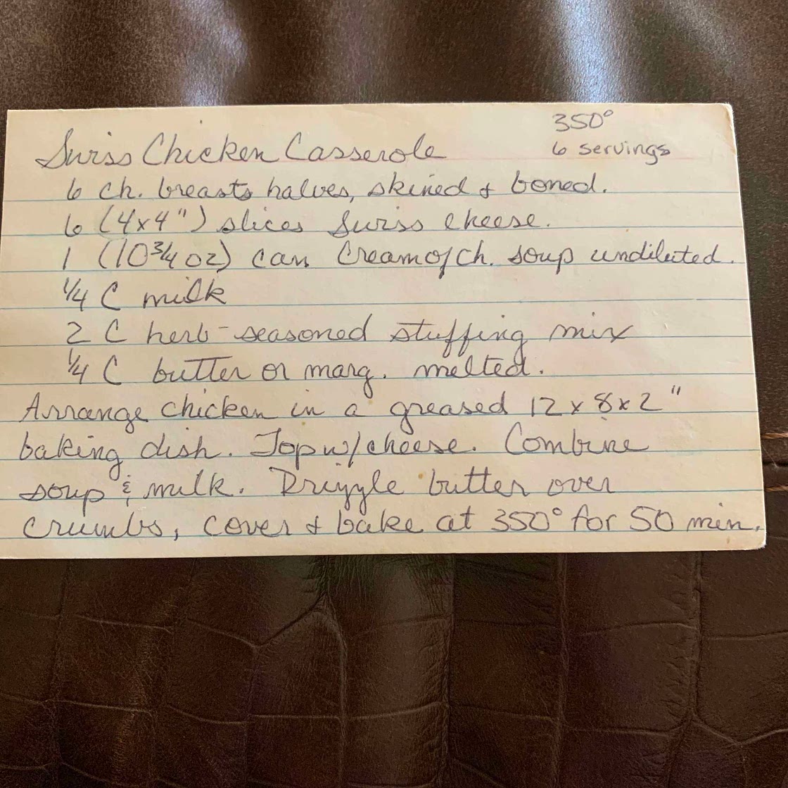 Swiss Chicken Casserole