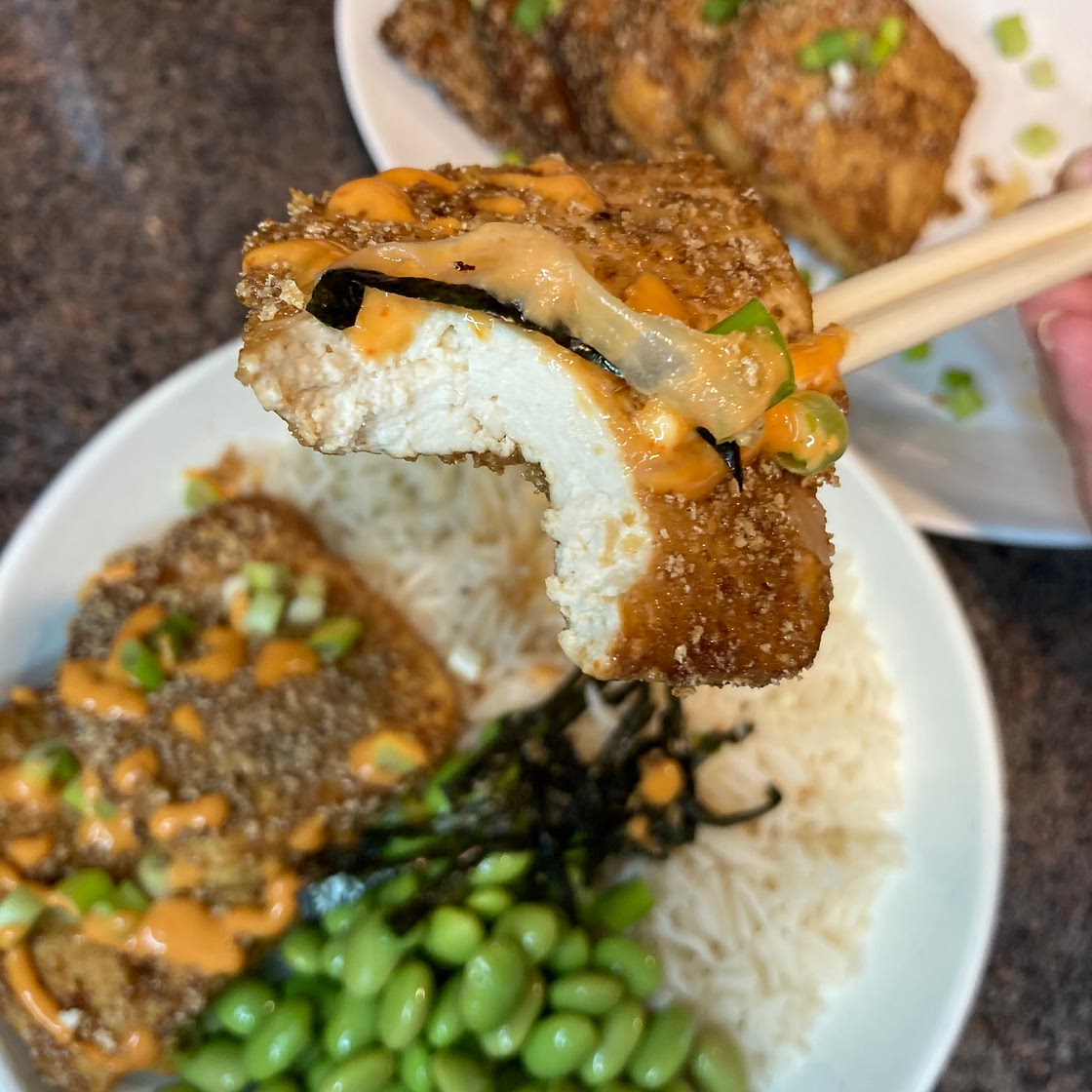 Crisp Crumbed Tofu 