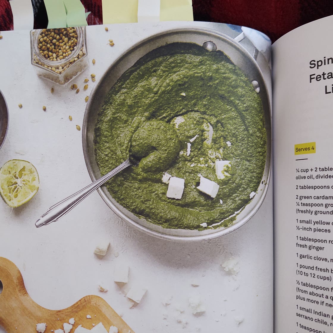 Spinach and Feta Saag Paneer