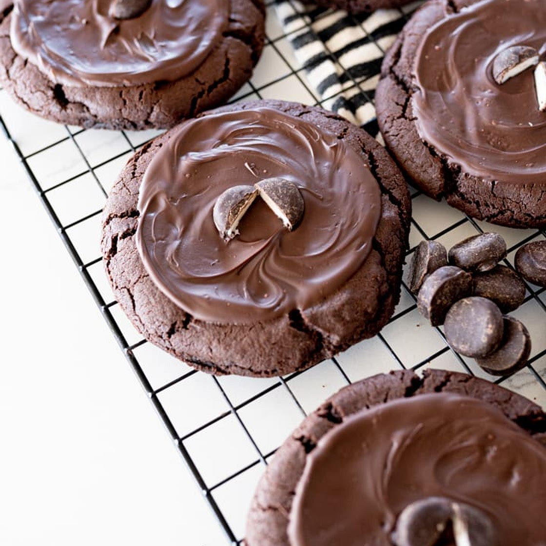 Crumbl Chocolate York Cookies