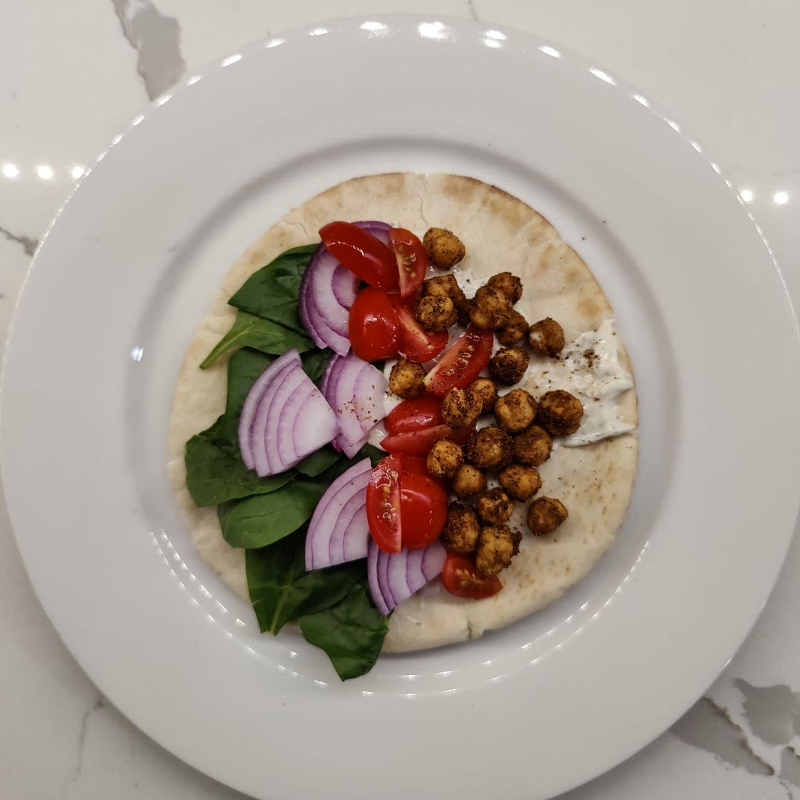 Roasted Chickpea Gyros