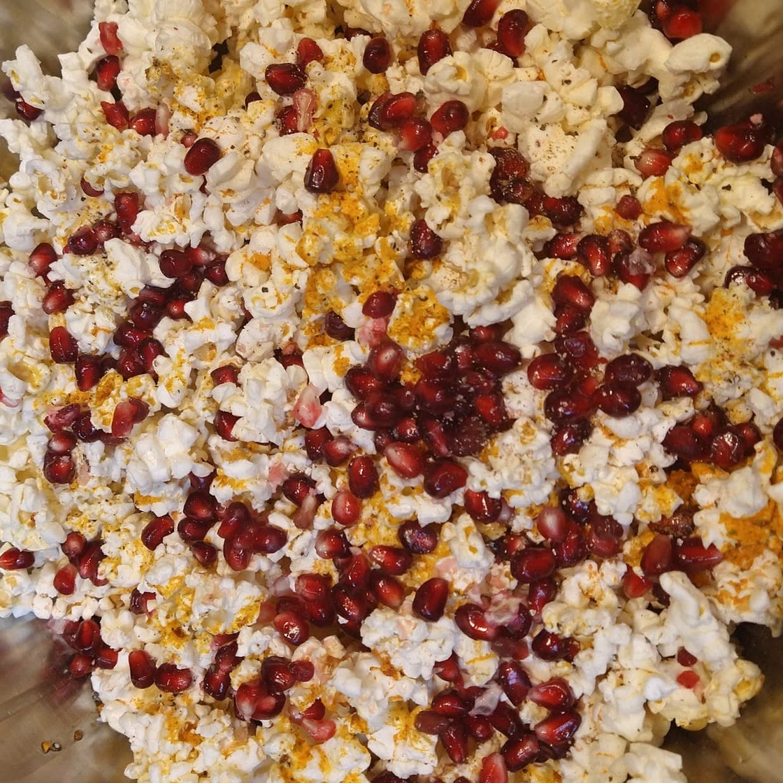 Piri-piri pomegranate popcorn - Change4Life