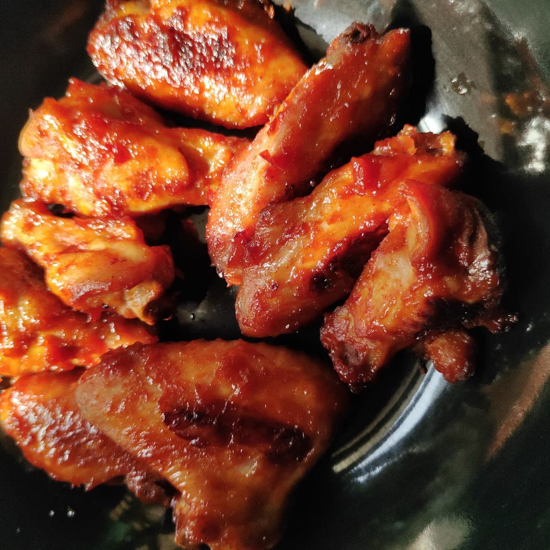 Korean-flavored Baked Chicken Wings