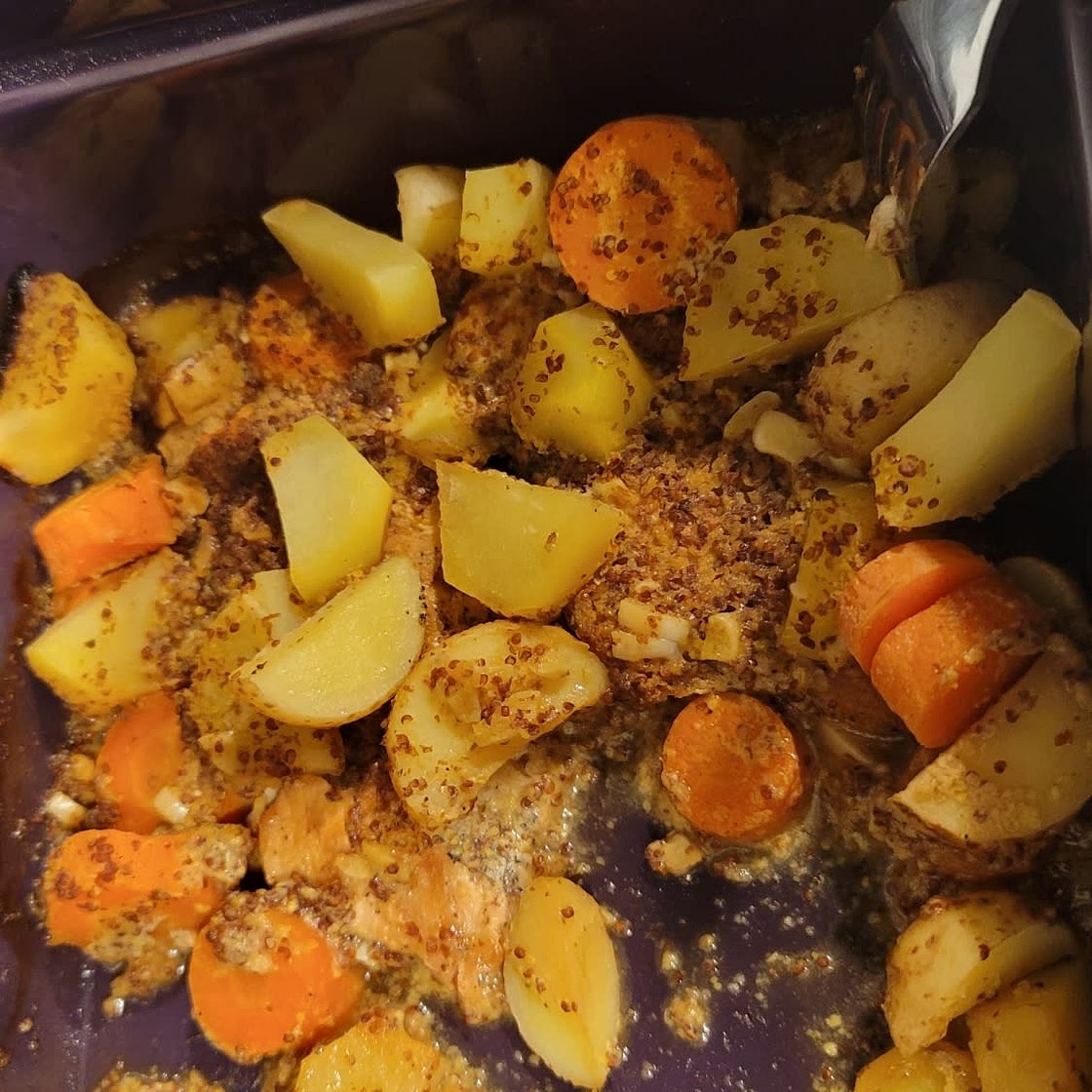 Honey Mustard Chicken Traybake