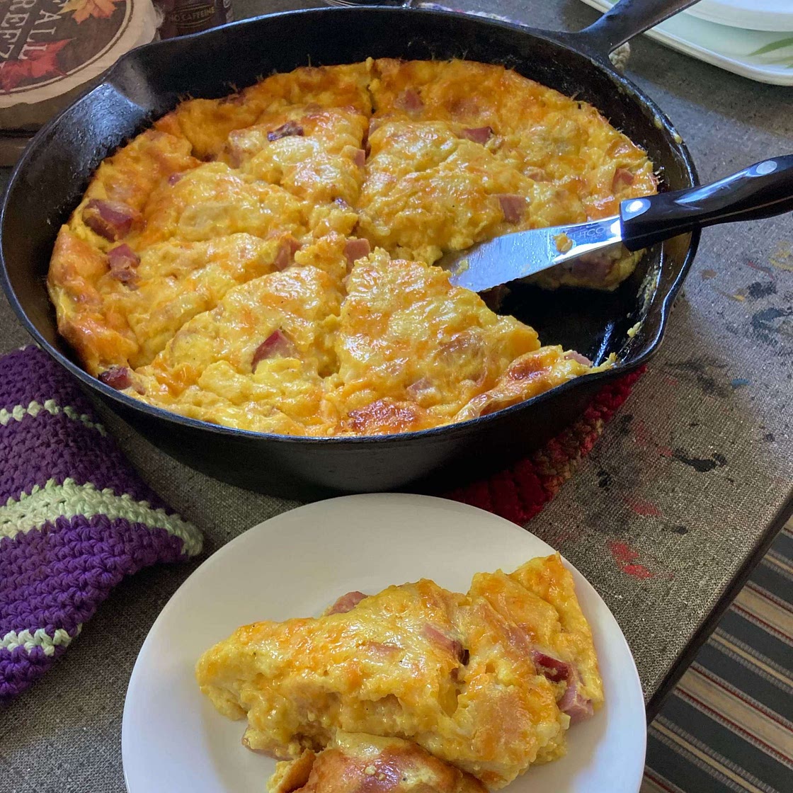 Ham, Egg, and Cheese Breakfast Casserole