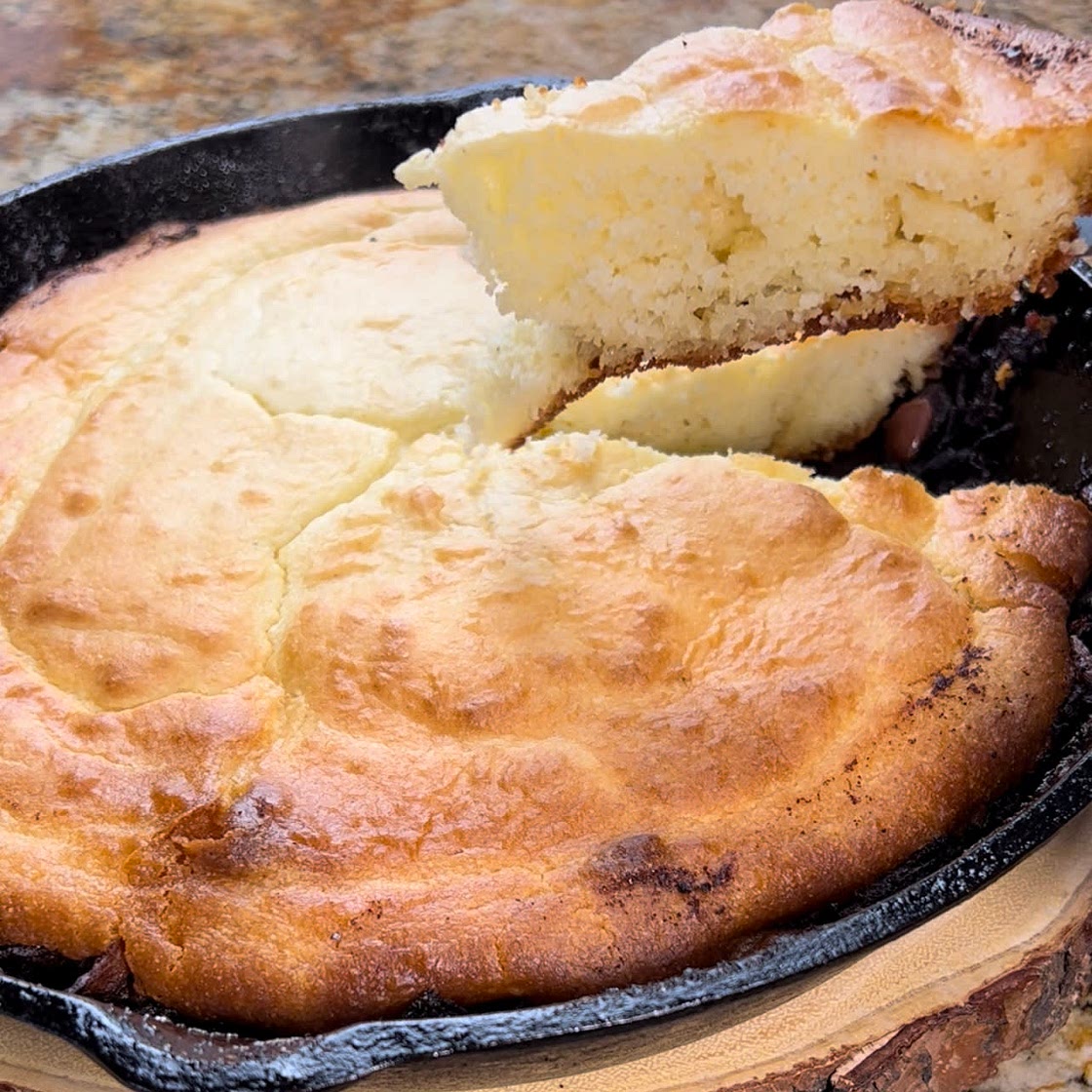 Bacon cornbread cake