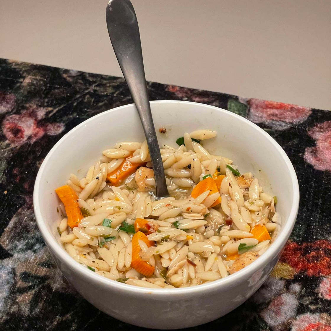 Chicken and Orzo soup