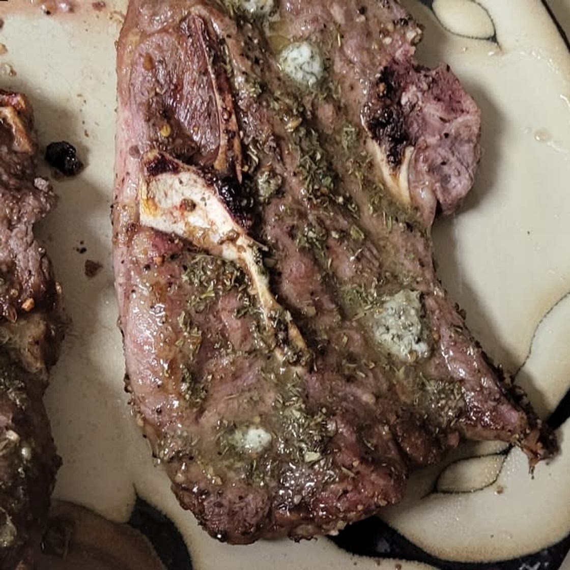 Air Fryer Bone-in Ribeye Steak