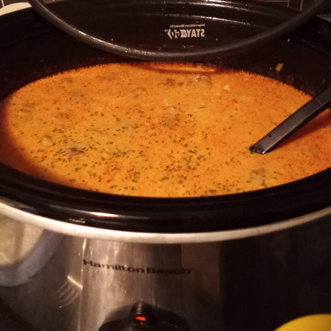 Slow Cooker Creamy Sausage and Potato Soup Recipe