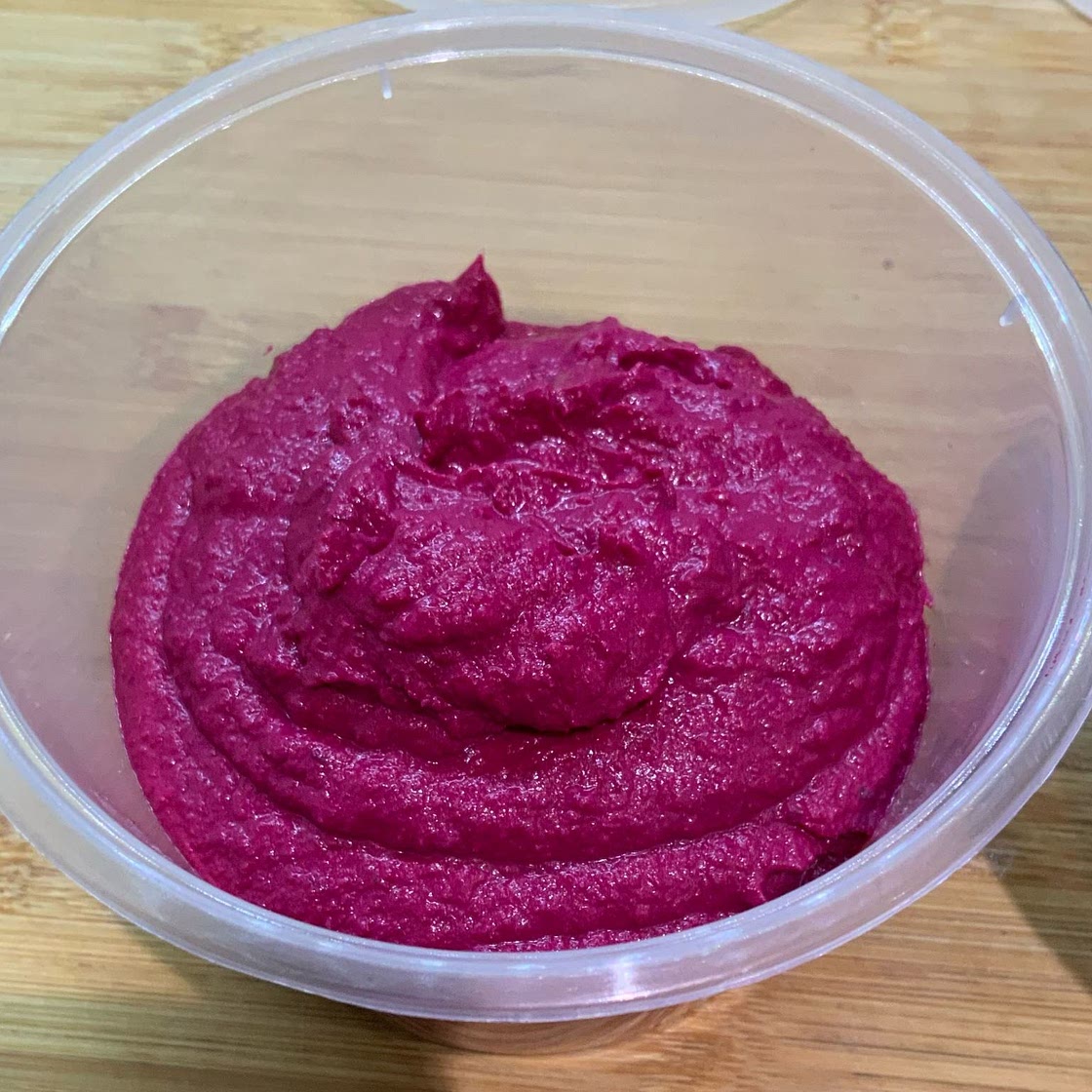 Roasted Beetroot and Garlic Hummus