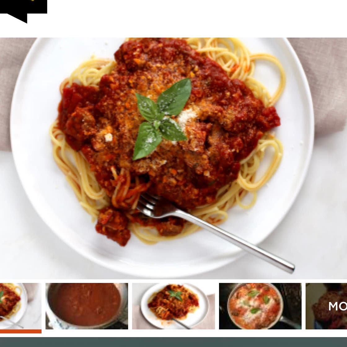 Spaghetti & meat sauce