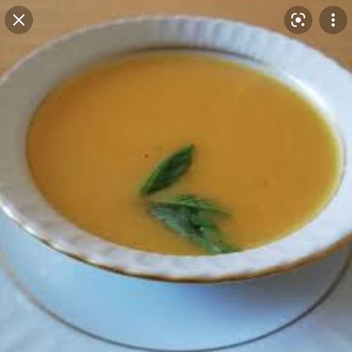 Bal kabağı çorbası