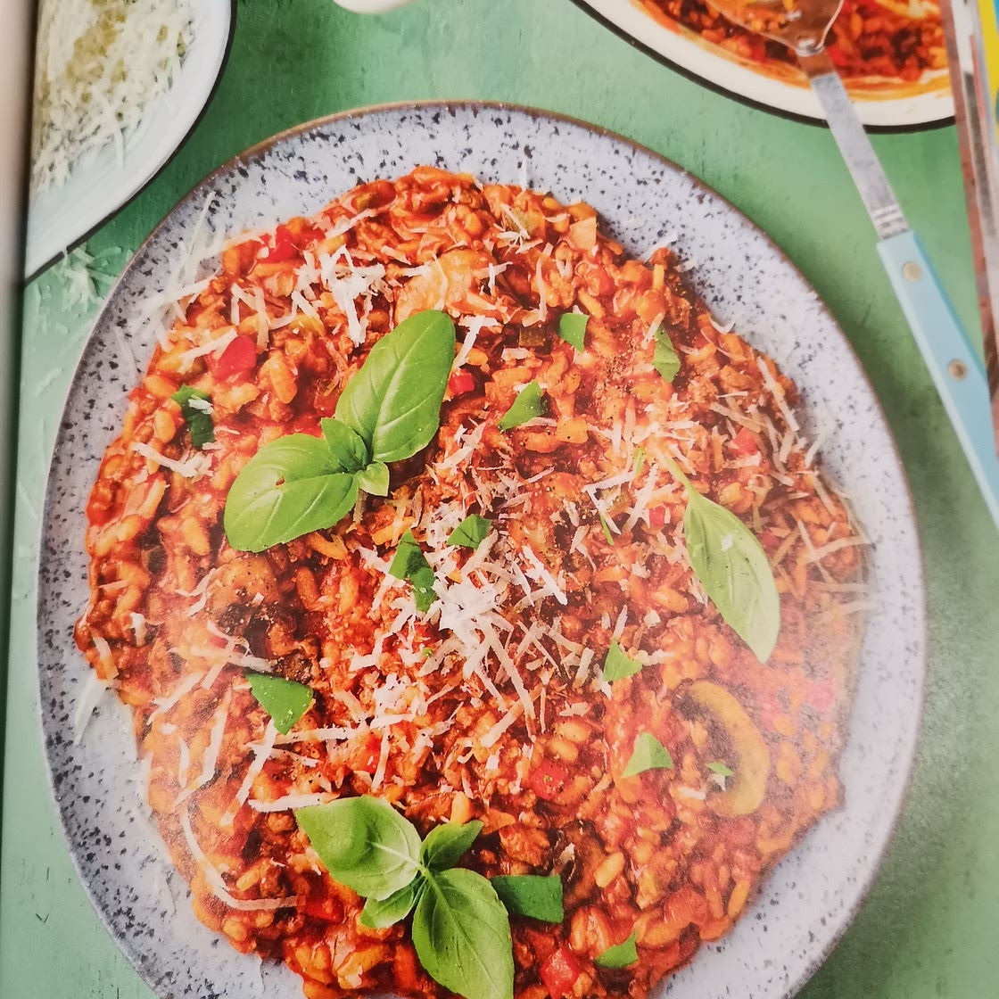 Bolognese risotto