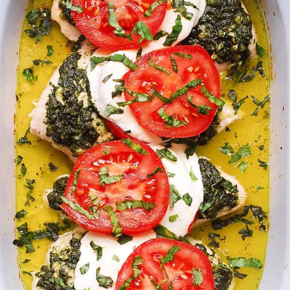 Baked Chicken Caprese