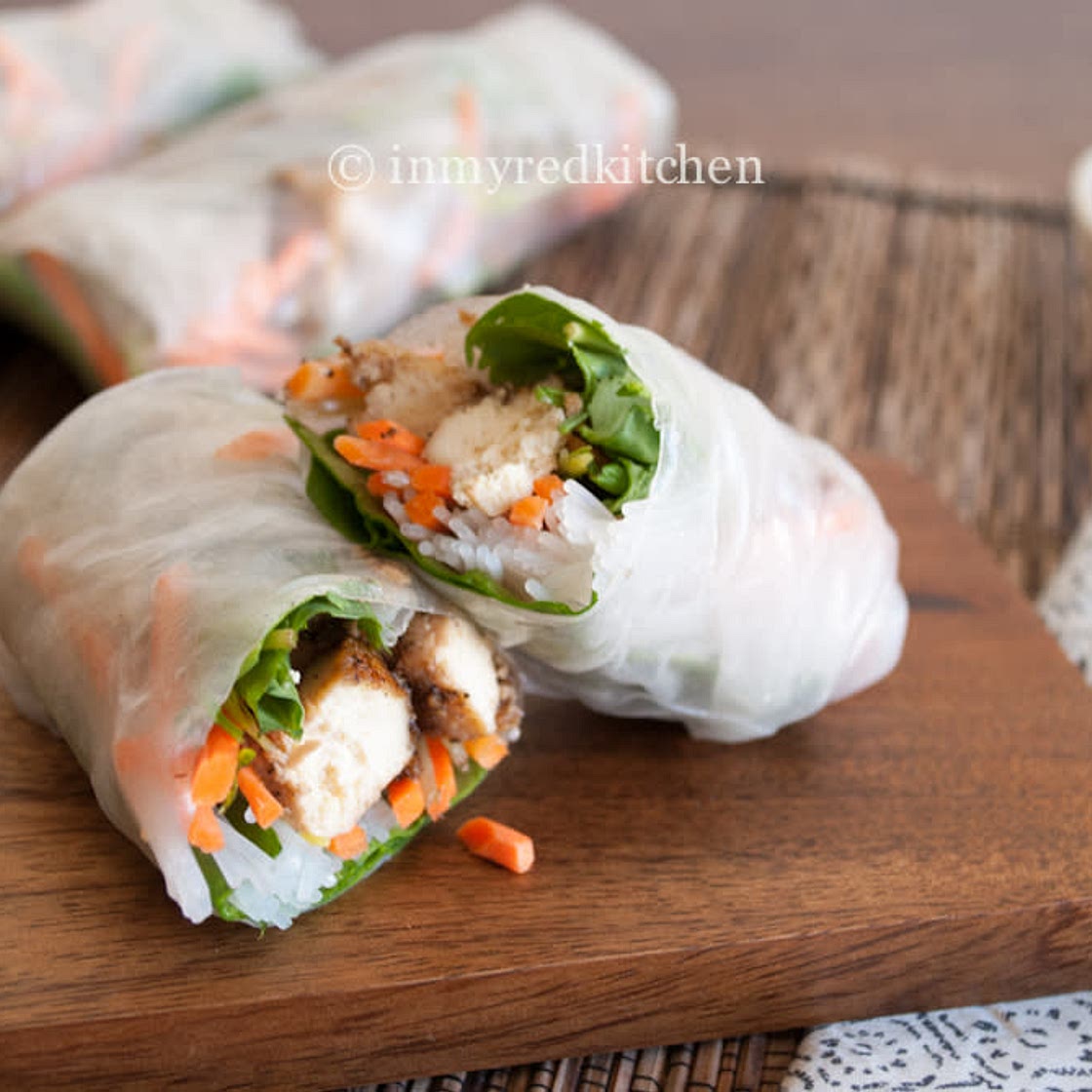 Vegan spring rolls