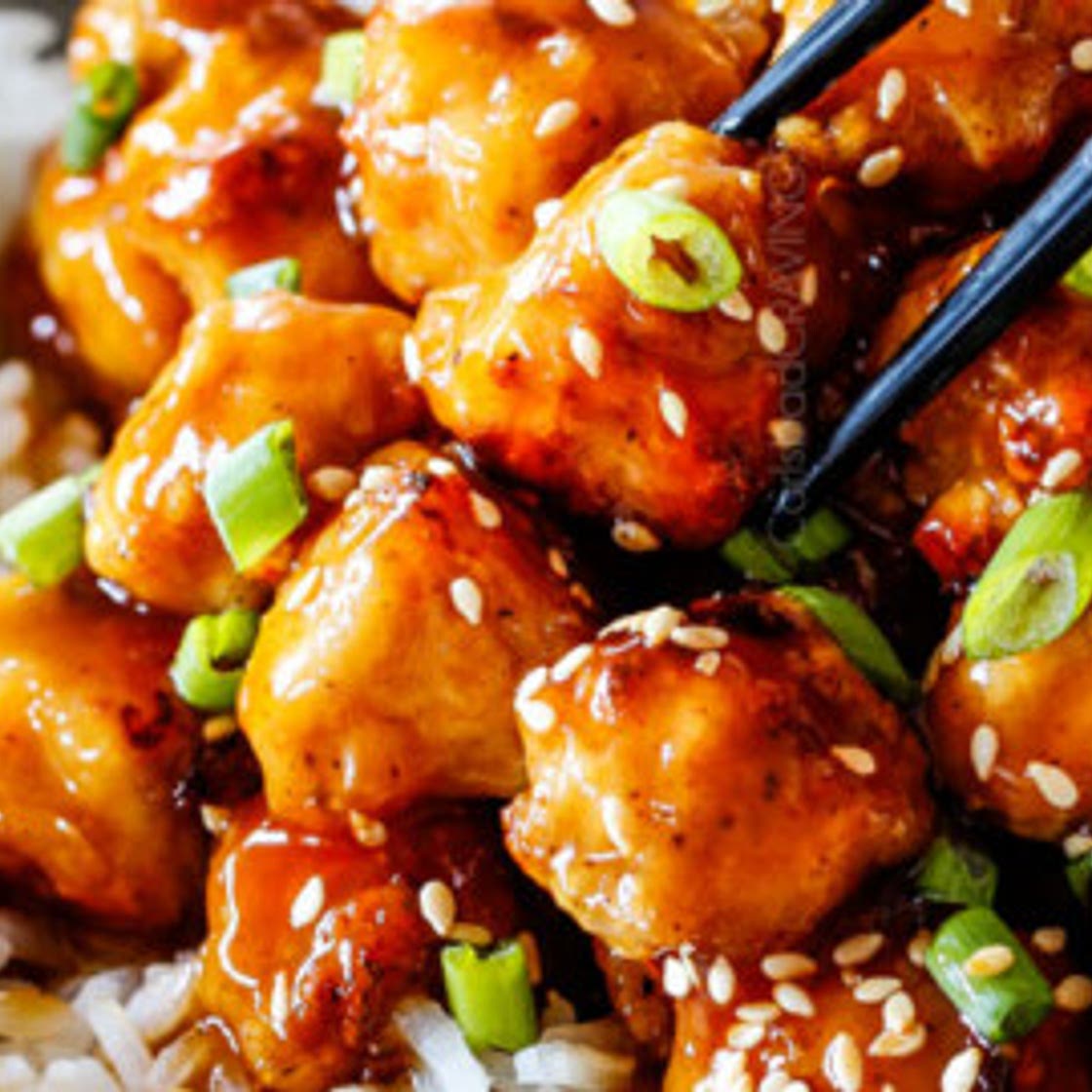 General Tso's Chicken (Baked!)